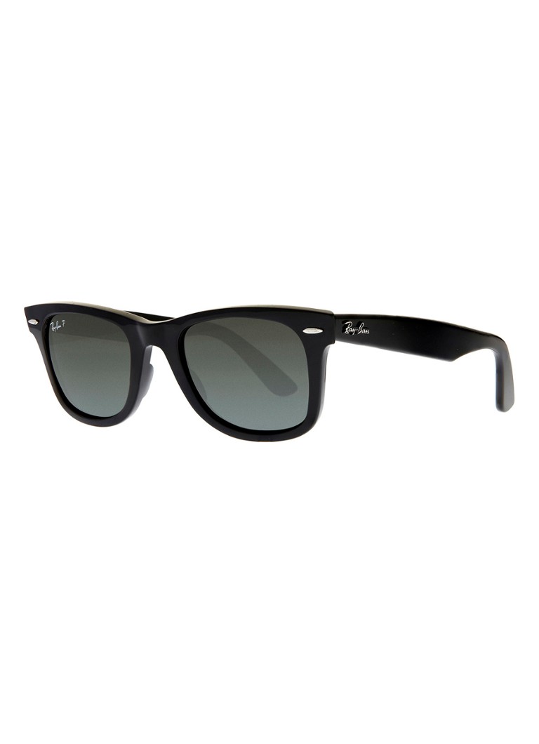 Ray-Ban Wayfarer Heren Wayfarer zonnebril gepolariseerd RB2140 Zwart - Deal