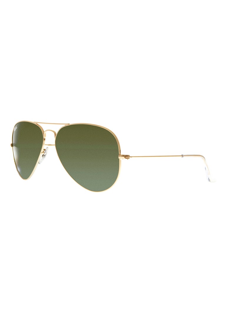 Ray-Ban Aviator Heren Aviator Classic zonnebril RB3025 Goud - Deal