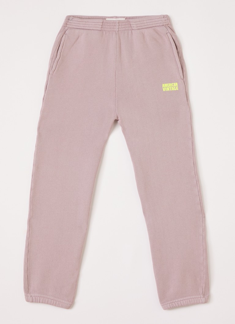 American Vintage Meisjes Izubird loose fit korte joggingbroek met logo in de kleur Oudroze, maat: 11Y = 146