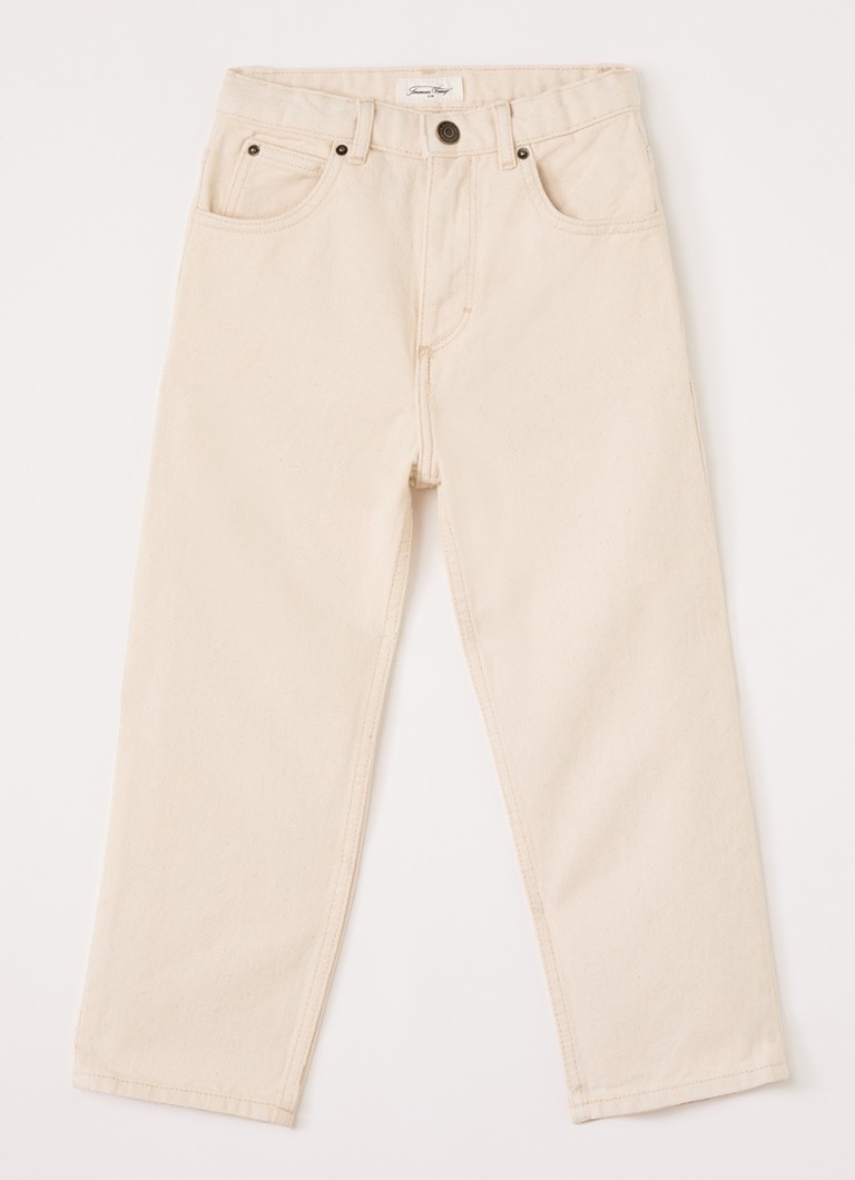 American Vintage Meisjes Snopdog regular fit jeans met gekleurde wassing in de kleur Ivoor, maat: 13Y = 158