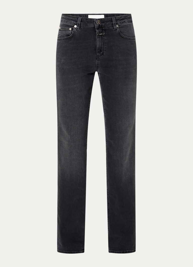 CLOSED Dames Jovanna high waist flared jeans met gekleurde wassing in de kleur Antraciet
