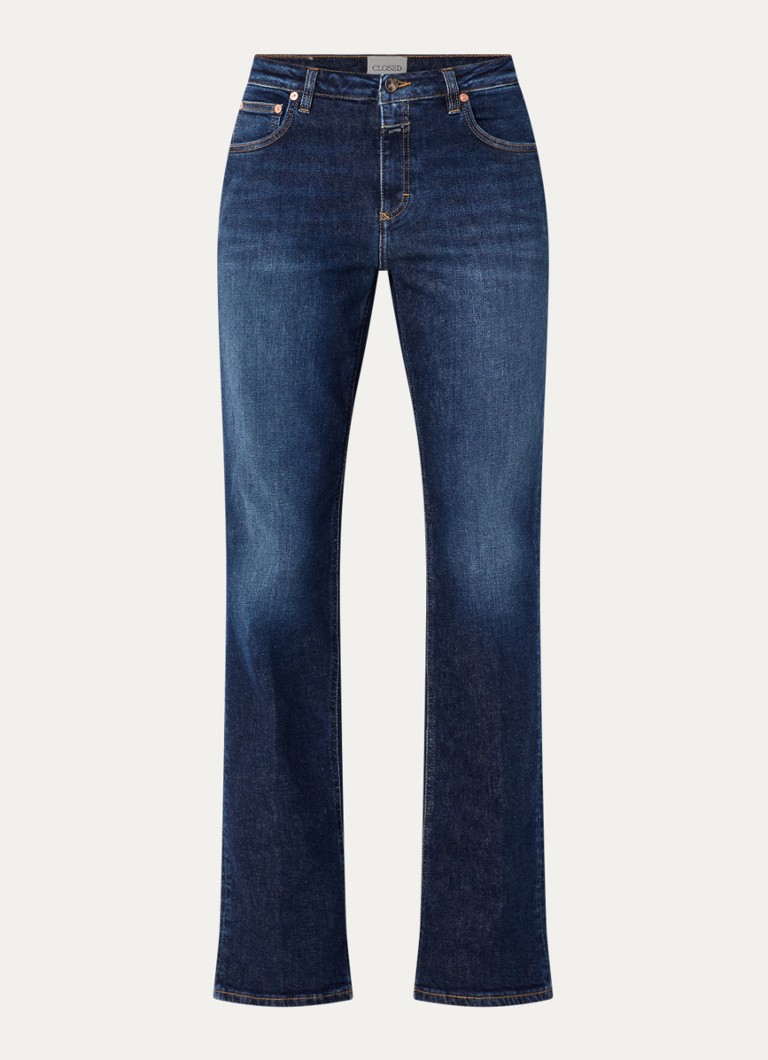 CLOSED Dames Jora high waist slim fit jeans met donkere wassing in de kleur Indigo