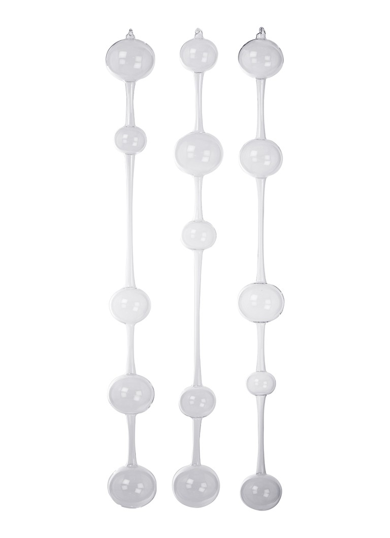 Iittala Ateenan Aamu hangers 63 cm 3-delig Transparant