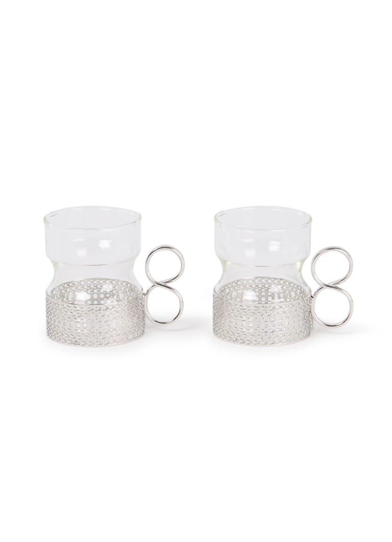 Iittala Tsaikka theeglas 23 cl set van 2 Transparant - Deal