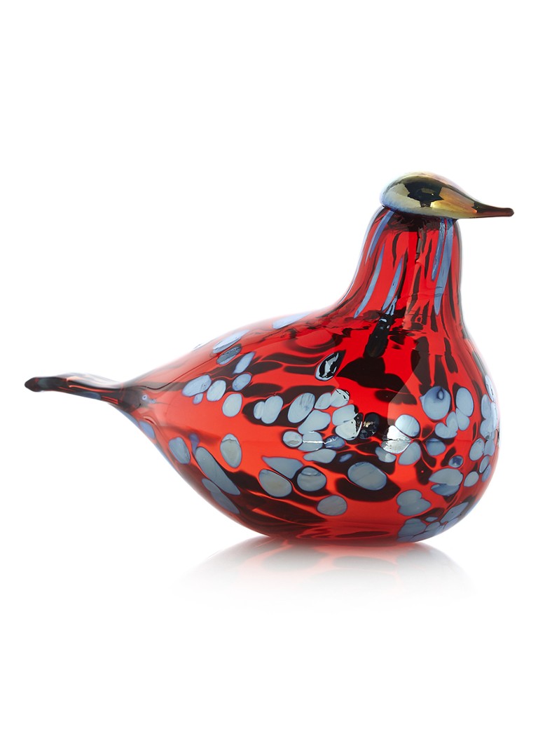Iittala Robijnvogel van glas 13 cm Multicolor - Deal