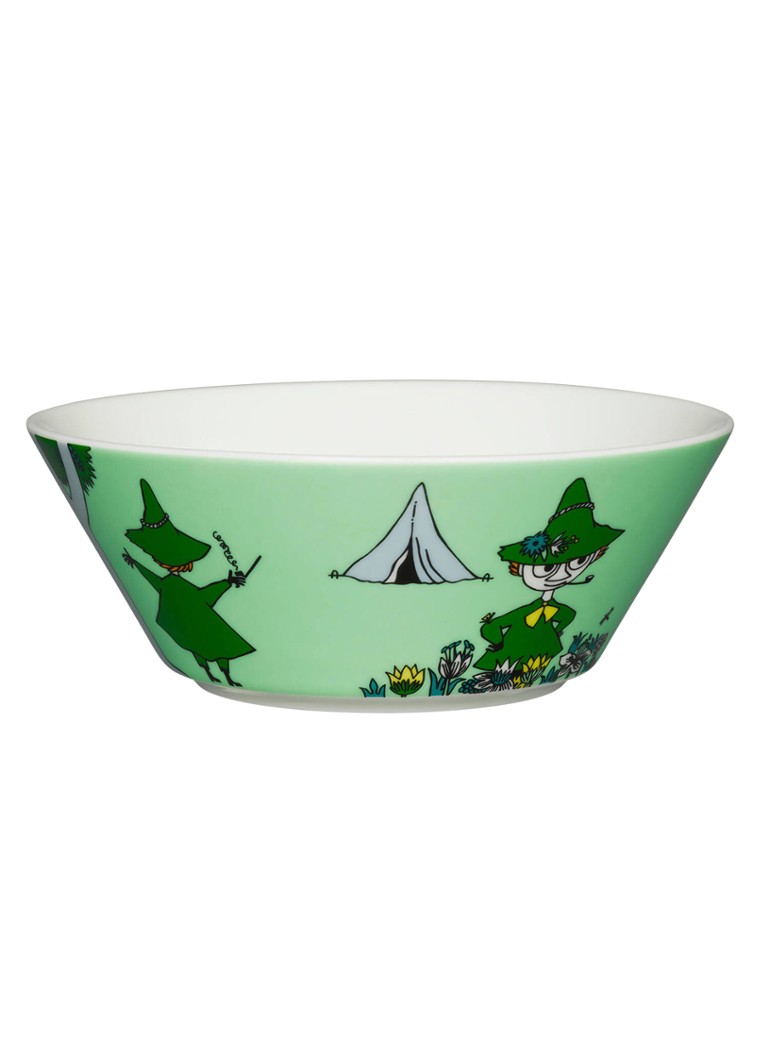 Arabia Snufkin Moomin kom 15 cm Groen - Deal