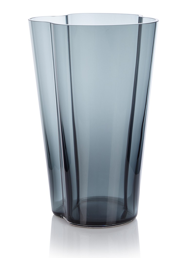 Iittala Alvar Aalto vaas 22 cm Donkergrijs - Deal