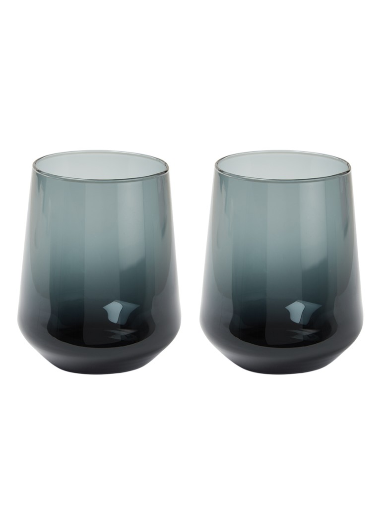 Iittala Drinkglas 35 cl set van 2 Donkergrijs - Deal