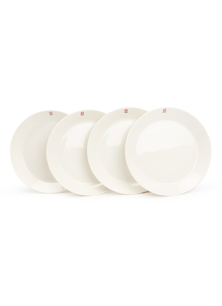 Iittala Teema ontbijtbord 21 cm set van 4 Gebroken wit - Deal