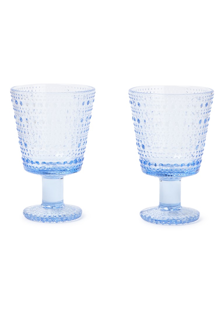 Iittala Glas 26 cl set van 2 Blauw