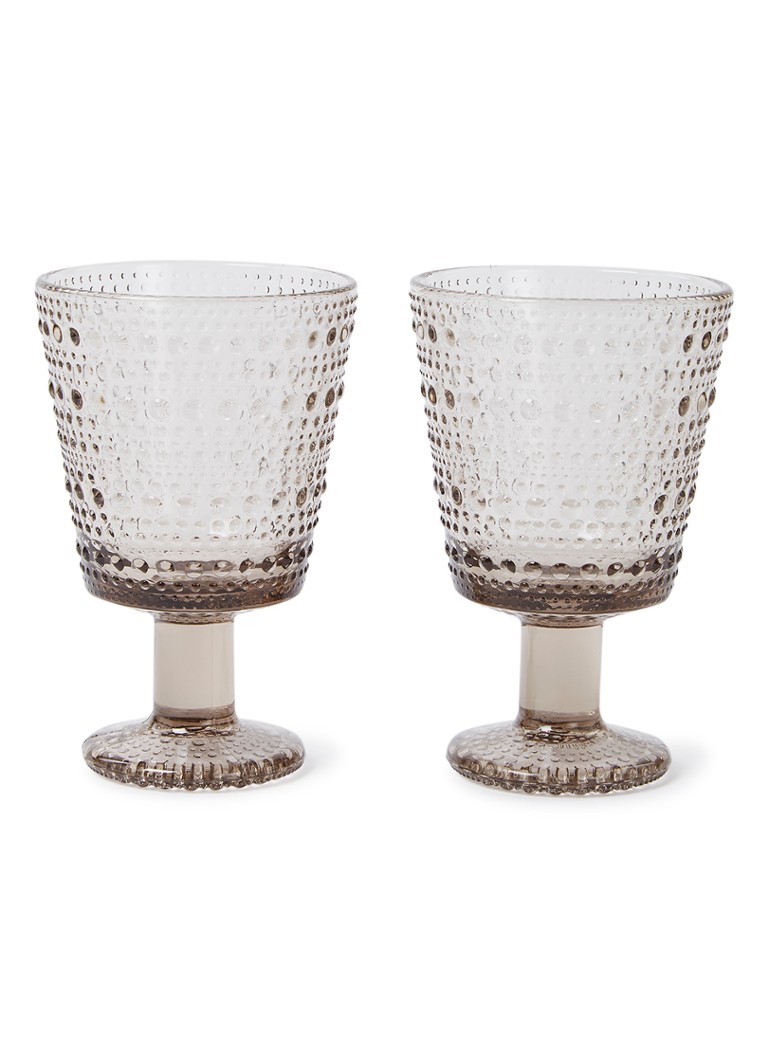 Iittala Glas 26 cl set van 2 Bruin