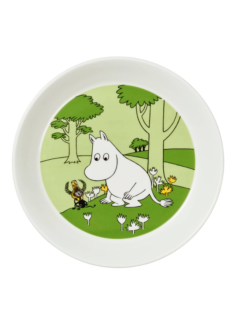 Arabia Moomin gebaksbordje 19 cm Groen - Deal