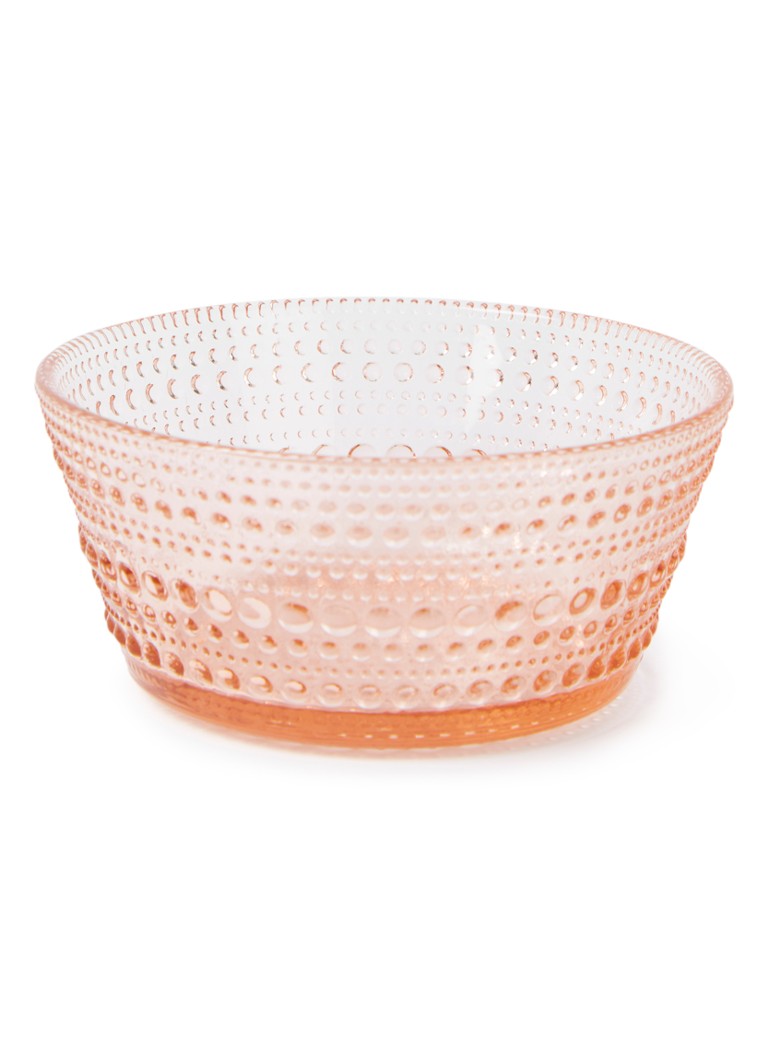 Iittala Kastehelmi kom 11 cm Zalmroze