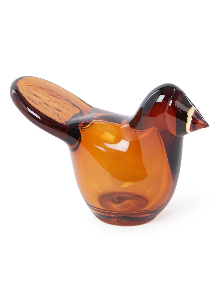 Iittala Birds by Toikka Flycatcher 7 cm Oranjebruin - Deal