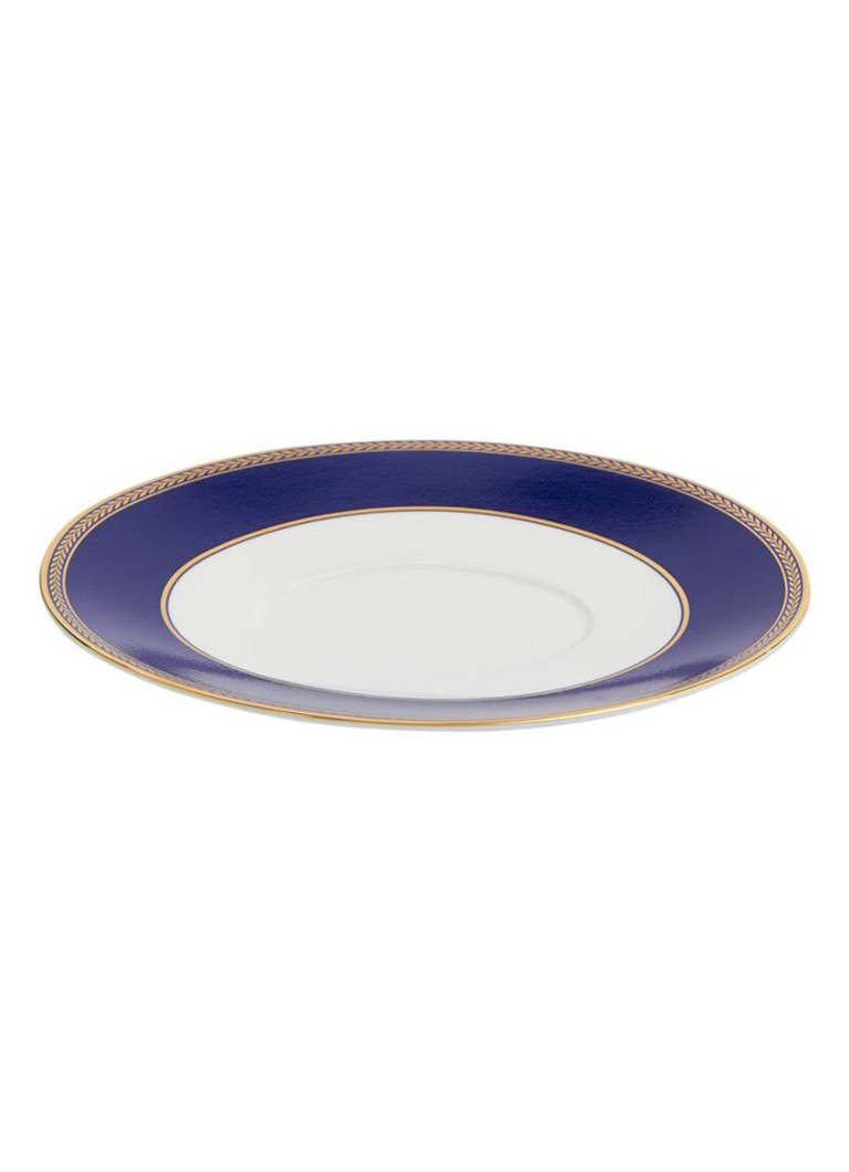 Wedgwood Renaissance Gold serveerschaal 21 cm Royalblauw - Deal