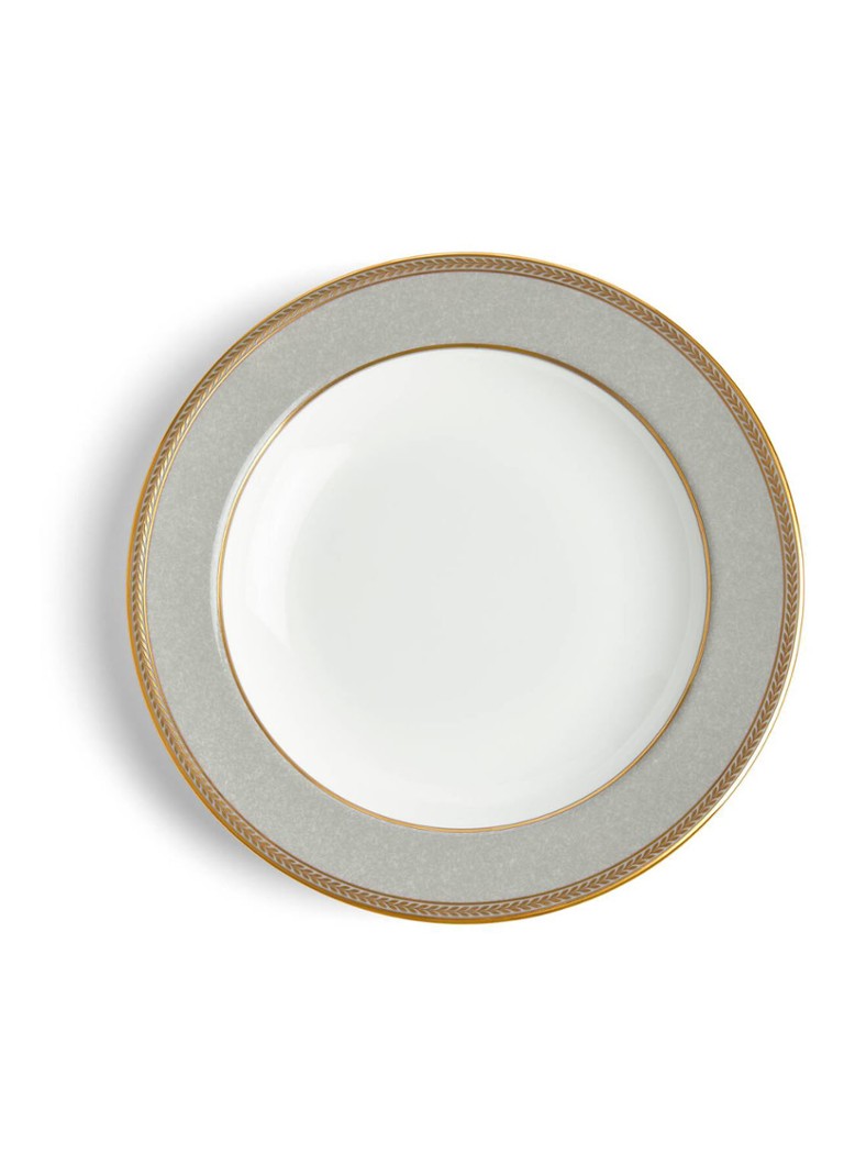 Wedgwood Renaissance Grey soepbord 22,8 cm Wit - Deal