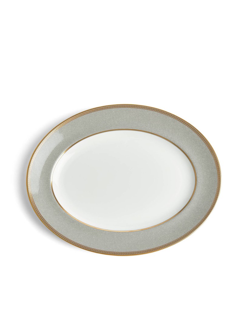 Wedgwood Renaissance Grey serveerschaal 35,7 cm Wit - Deal