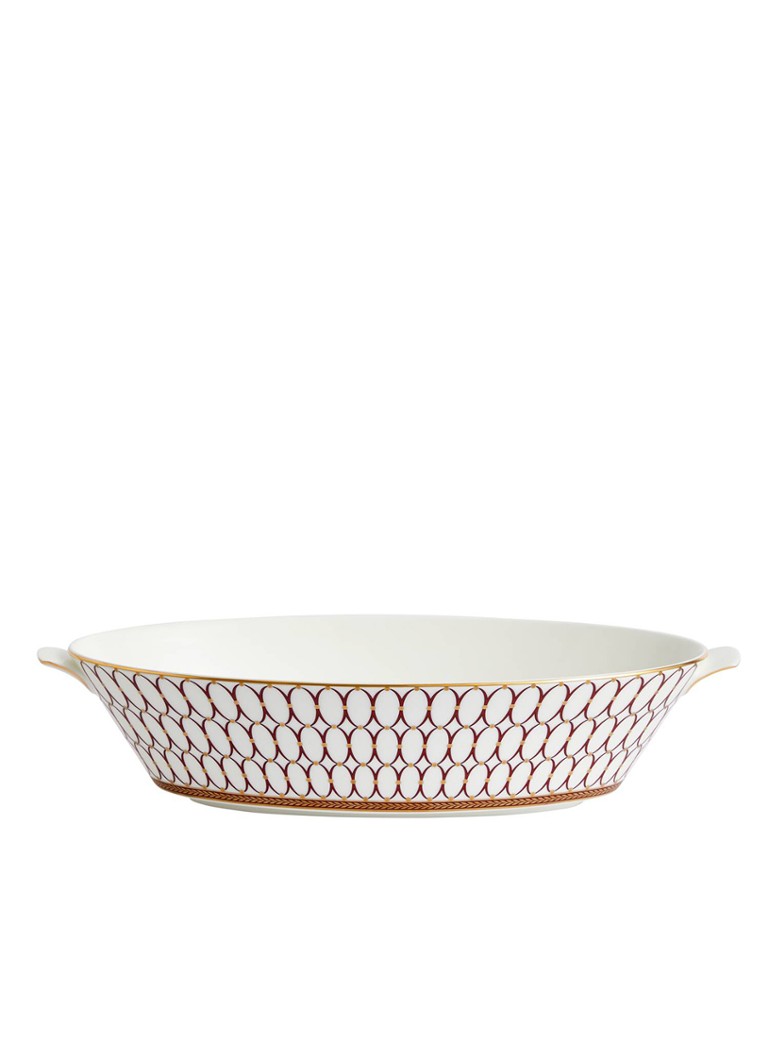 Wedgwood Renaissance Red saladeschaal 34 cm Rood - Deal