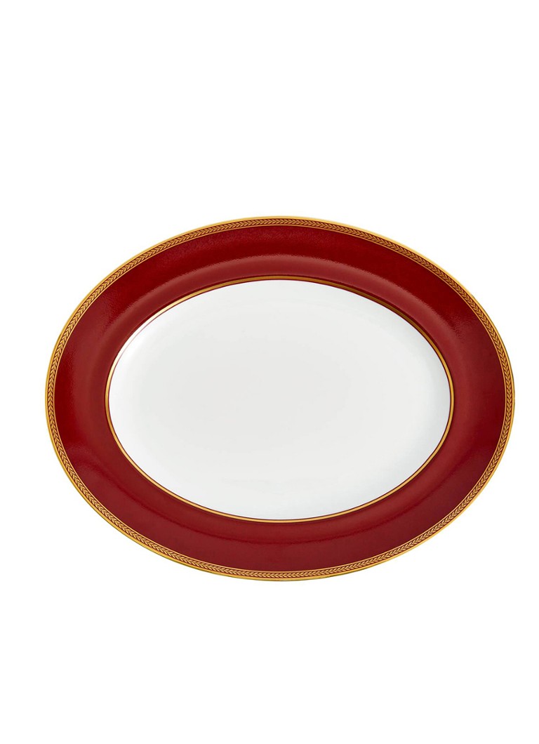 Wedgwood Renaissance Red serveerschaal 35 cm Rood - Deal