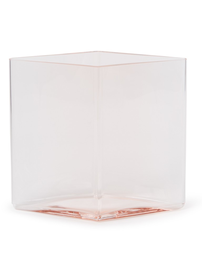 Iittala Ruutu vaas 18 cm Zalmroze - Deal