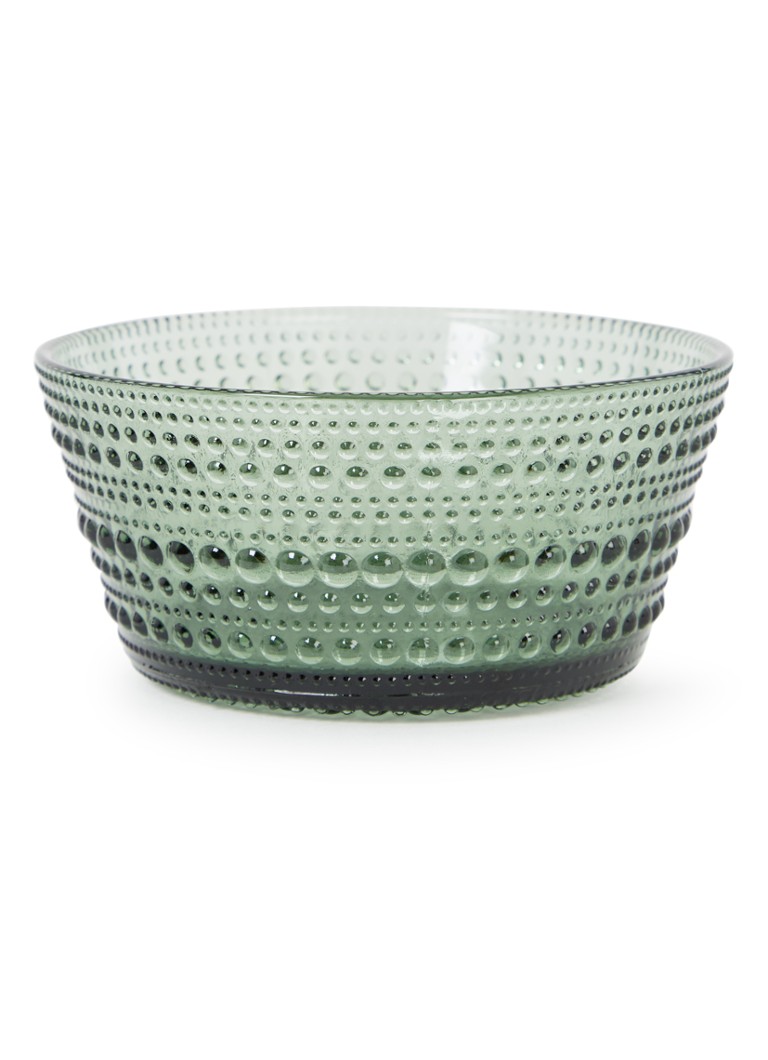 Iittala Kastehelmi kom 11 cm Donkergroen - Deal