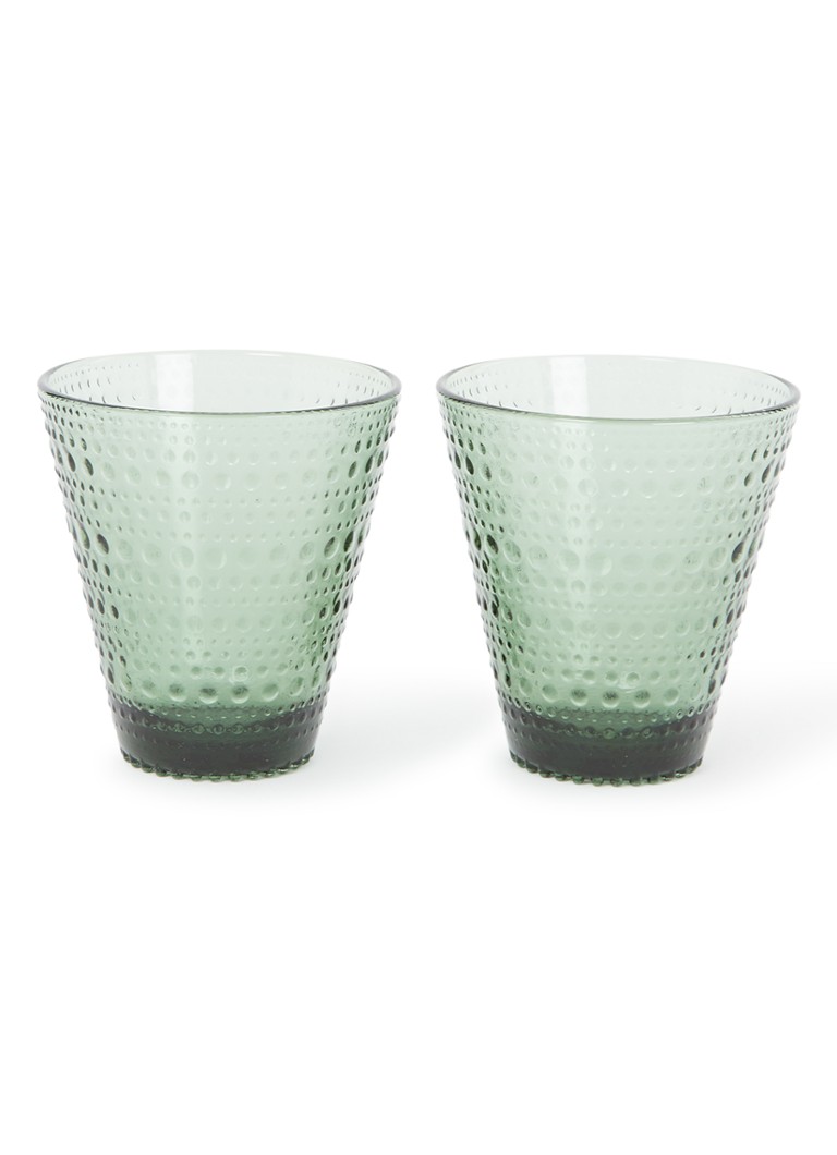 Iittala Kastehelmi drinkglas 30 cl set van 2 Groen - Deal