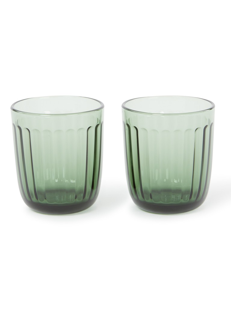 Iittala Raami drinkglas 26 cl set van 2 Groen - Deal