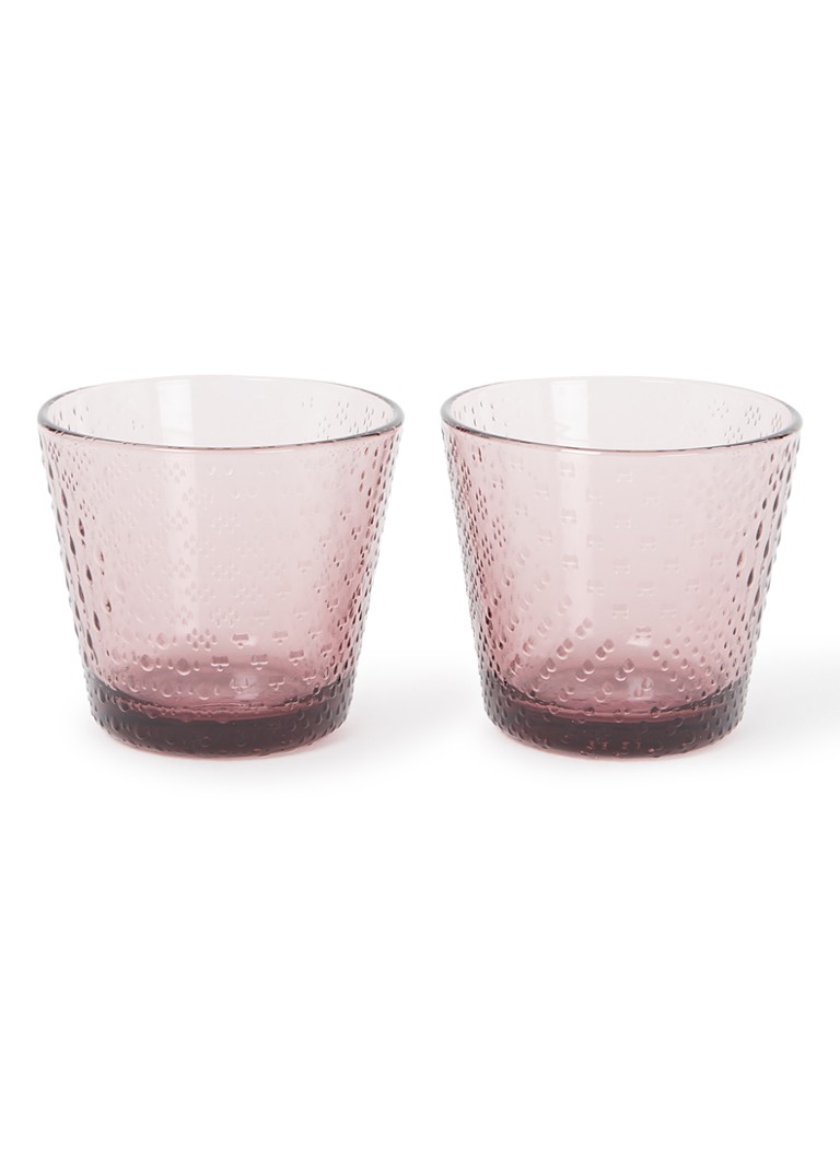 Iittala Tundra drinkglas 29 cl set van 2 Paars - Deal