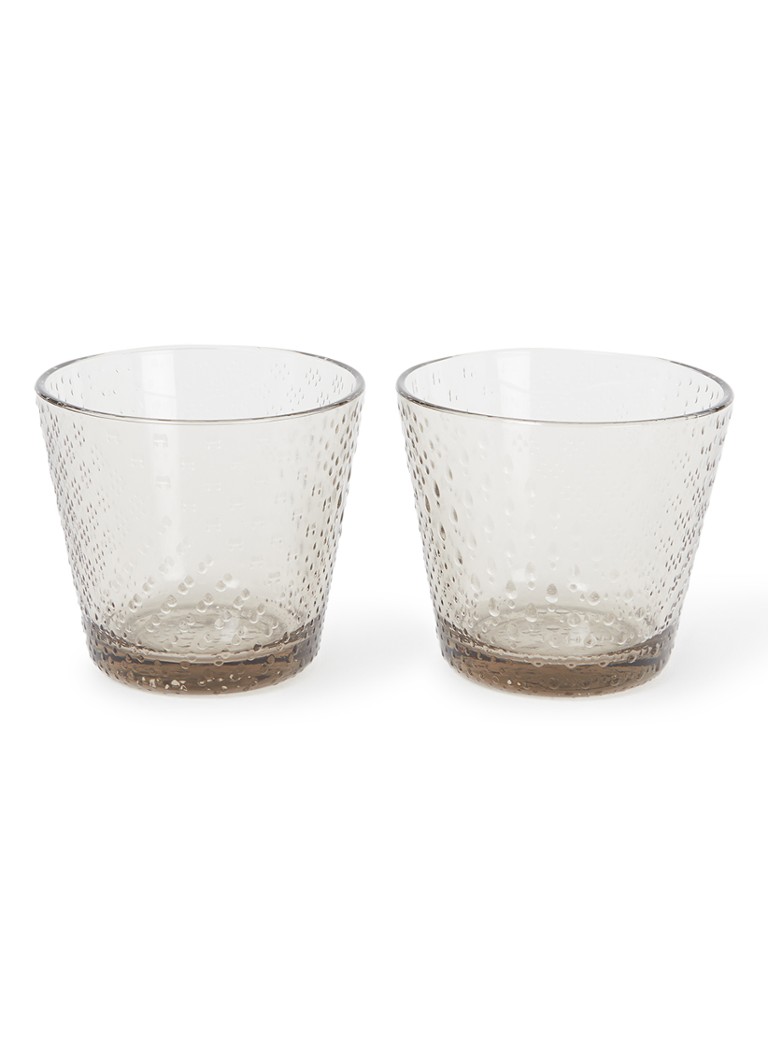 Iittala Tundra drinkglas 29 cl set van 2 Grijs - Deal