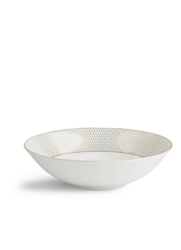 Wedgwood Gio Gold diep bord 21 cm Wit - Deal