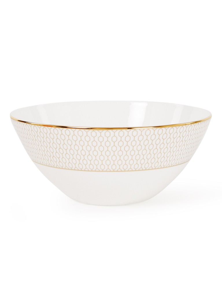 Wedgwood Gio Gold kom 19,5 cm Wit - Deal