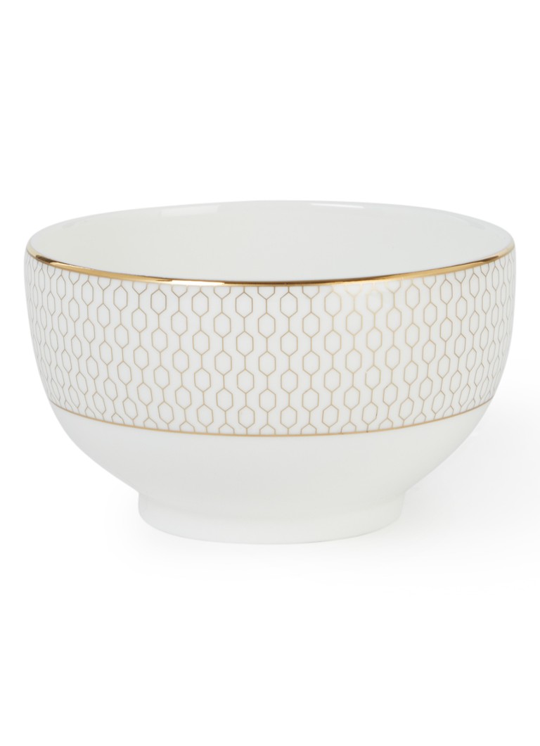 Wedgwood Gio Gold kom 11 cm Wit - Deal