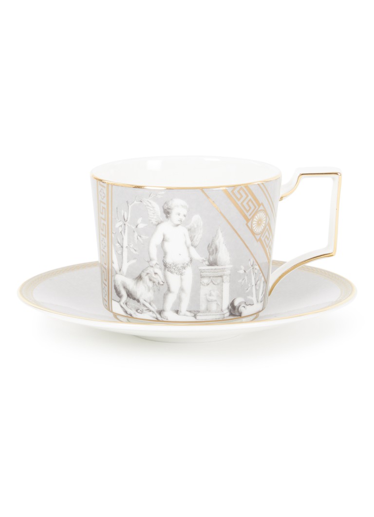 Wedgwood Renaissance Grey kop en schotel 25 cl Grijs - Deal