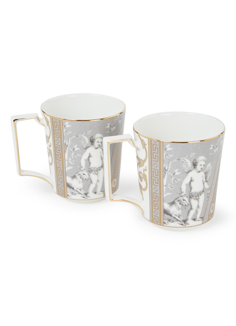 Wedgwood Renaissance Grey kopje 30 cl set van 2 Grijs - Deal