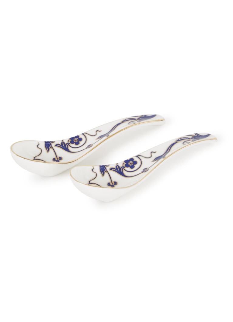 Wedgwood Renaissance Gold lepel set van 2 Wit - Deal