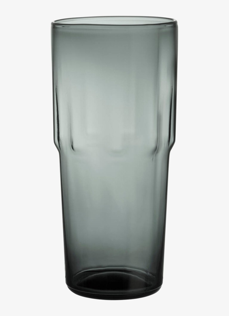 Iittala Solare hoog glas 39 cl staalgrijs set van 2 Donkergrijs - Deal