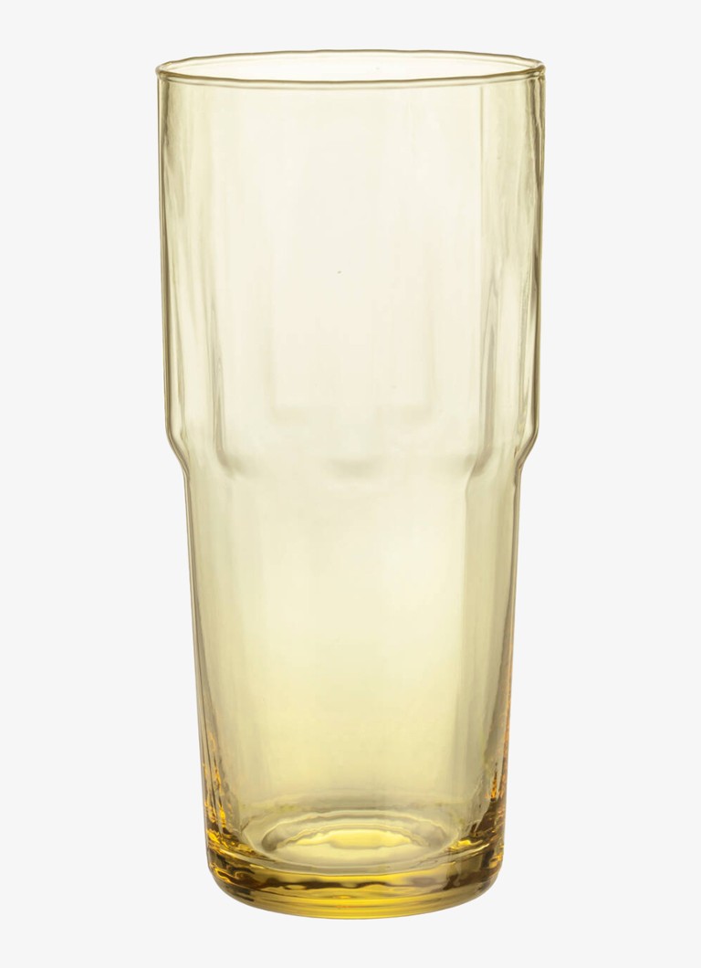 Iittala Solare hoog glas 39 cl vuurgeel set van 2 Geel - Deal