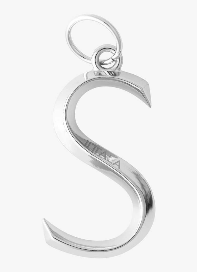 Iittala Dames Letter S tasbedel in de kleur Zilver