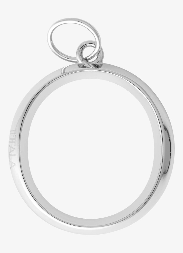 Iittala Dames Letter O tasbedel in de kleur Zilver