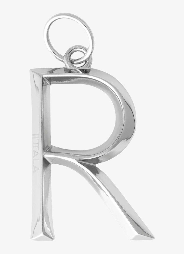 Iittala Dames Letter R tasbedel in de kleur Zilver