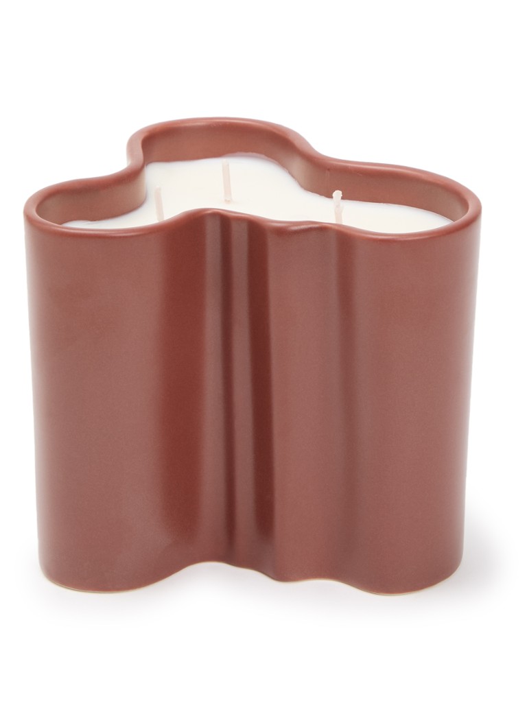 Iittala Alvar Aalto Vuur geurkaars 1048 gram Steenrood - Deal