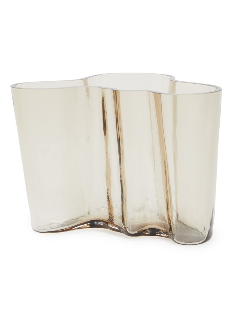 Iittala Alvar Aalto vaas 14 cm Lichtbruin - Deal