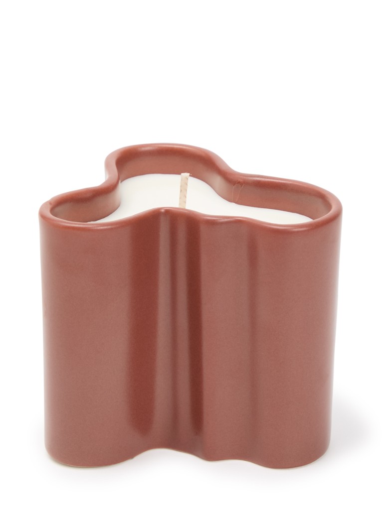 Iittala Alvar Aalto Vuur geurkaars 405 gram Steenrood - Deal