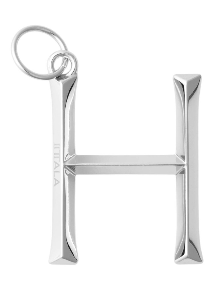 Iittala Dames Letter H tasbedel in de kleur Zilver