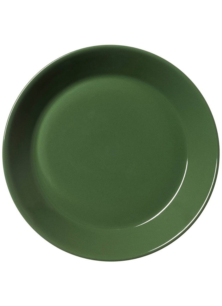 Iittala Teema gebaksbordje 17 cm Donkergroen - Deal