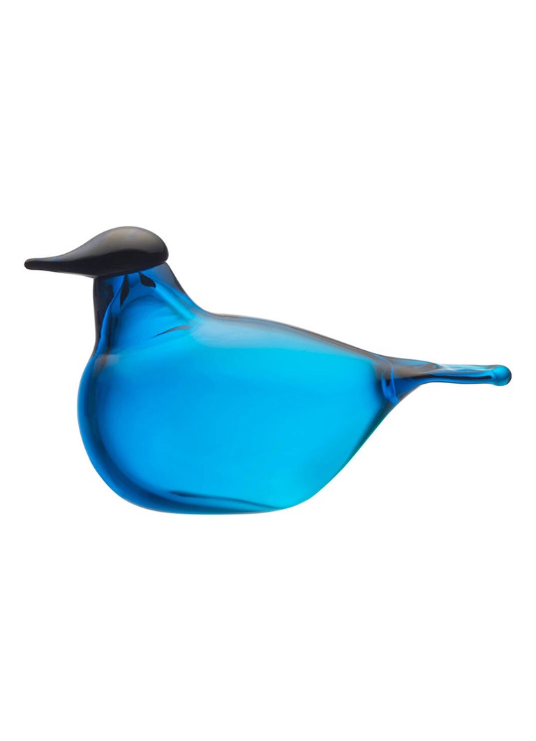 Iittala Birds by Toikka Chiffchaff vogel van glas 13 cm Turquoise - Deal