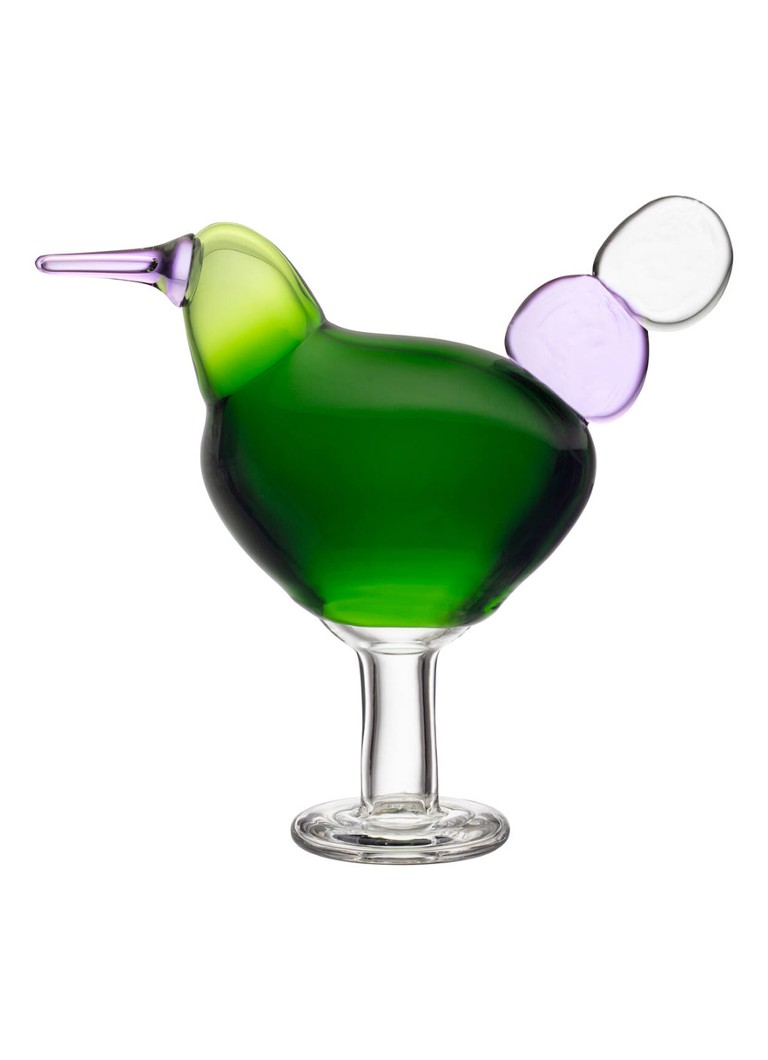 Iittala Birds by Toikka Kiikkuri vogel van glas 24 cm Groen - Deal