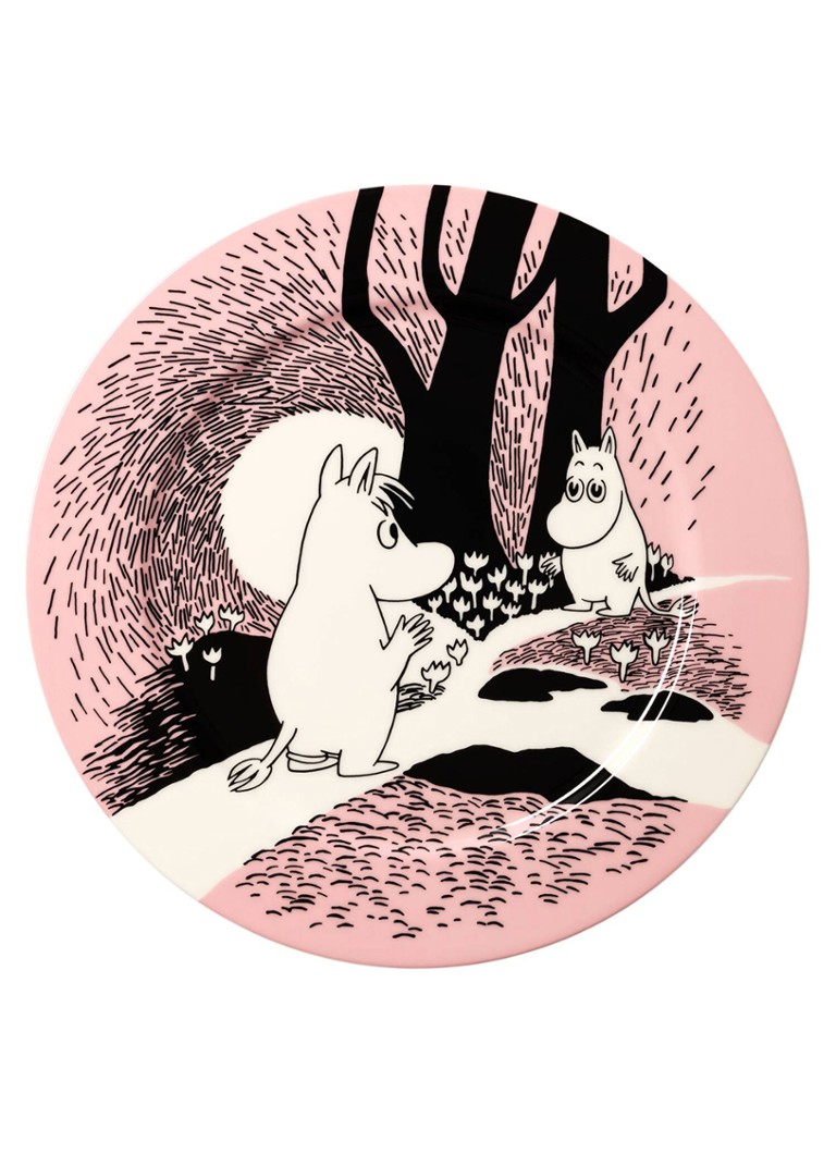 Arabia Moomin serveerschaal 30 cm Roze - Deal