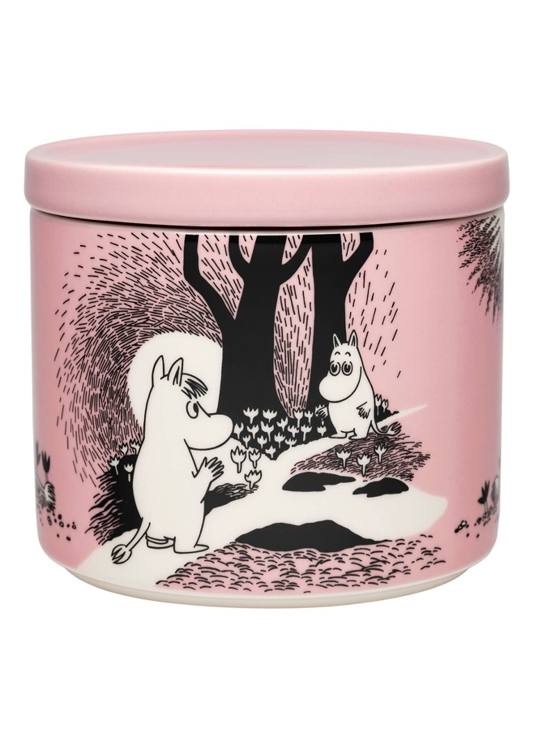 Arabia Moomin Love voorraadpot 0,7 liter Roze - Deal