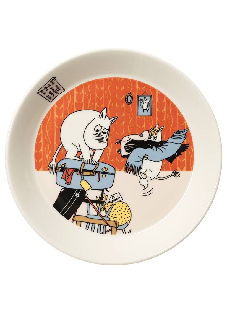 Moomin Arabia Moomin Holiday Rush ontbijtbord 19 cm Oranje - Deal